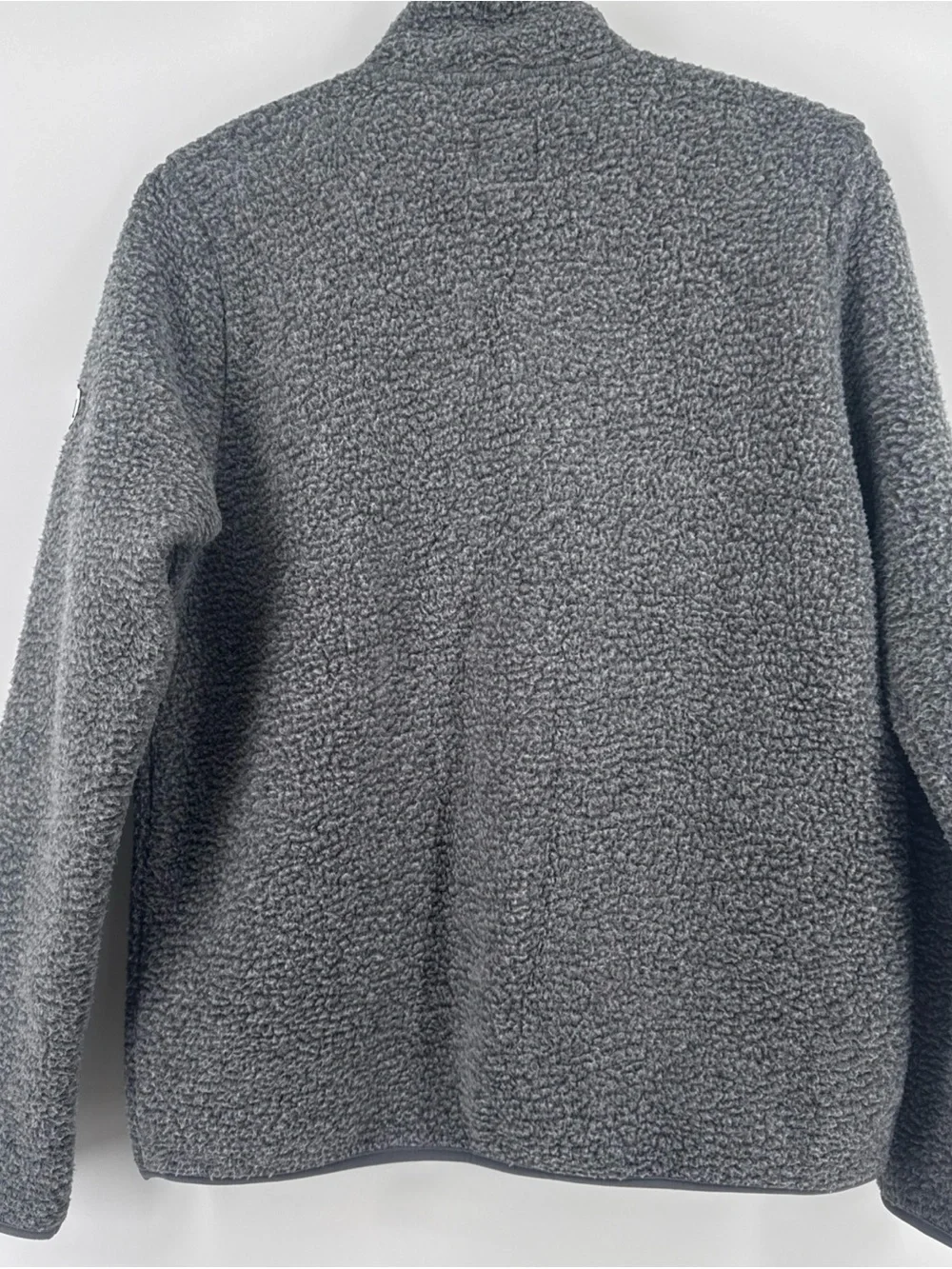 Men’s Viori Idyllwild Sherpa Jacket Full Zip Gray Sz SM